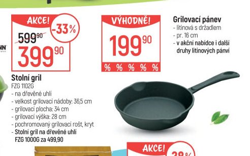 Stolní gril FZG 1102G