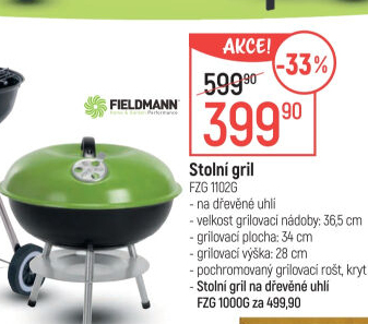 Gril stolní Fieldmann FZG 1102G