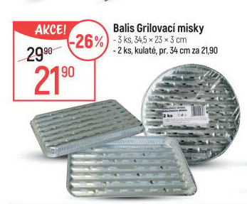 Grilovací tácky Balis