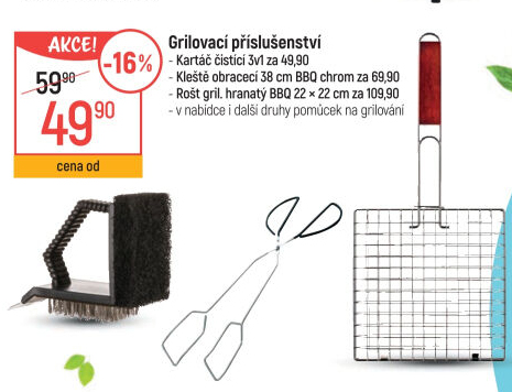 Kartáč na čištění grilu 3v1 Happy green