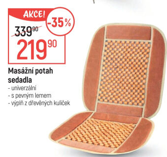 Masážní autopotah