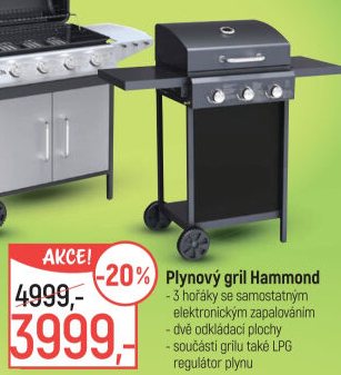 Plynový gril Hammond Happy green