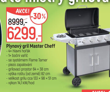 Plynový gril Master Cheff Cattara
