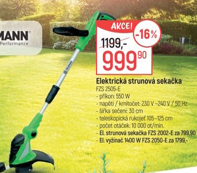 Strunová sekačka Fieldmann FZS 2505-E