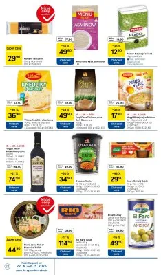 akční leták Tesco 22.4.2025-29.4.2025