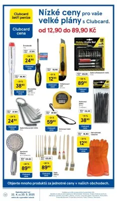 akční leták Tesco 22.4.2025-29.4.2025