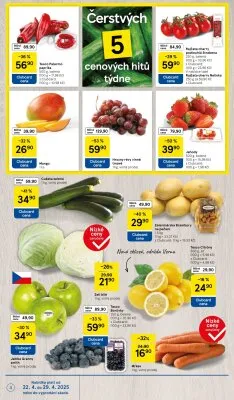 akční leták Tesco 22.4.2025-29.4.2025