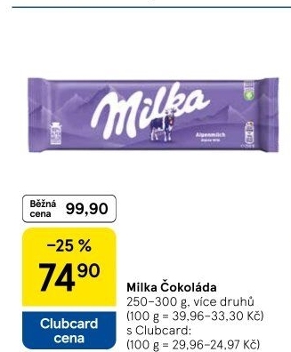 Čokoláda Milka