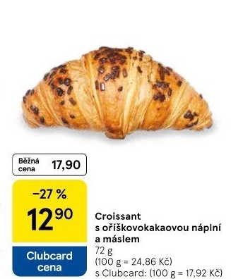 Croissant s náplní