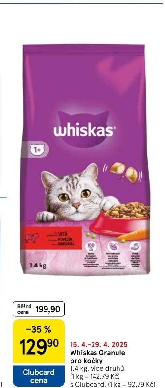 Granule pro kočky Whiskas