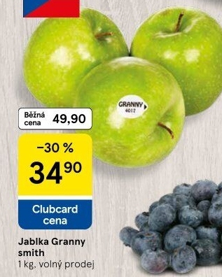 Jablka Granny Smith