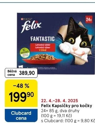 Kapsičky pro kočky Felix Purina