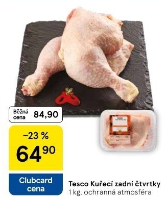 Kuřecí čtvrtky Tesco
