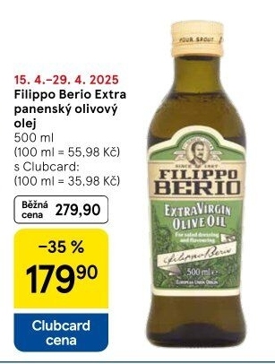 Olivový olej extra panenský Filippo Berio