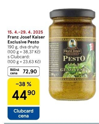 Pesto Exclusive Franz Josef Kaiser