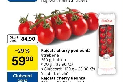 Rajčata cherry keříková Čerstvě utrženo
