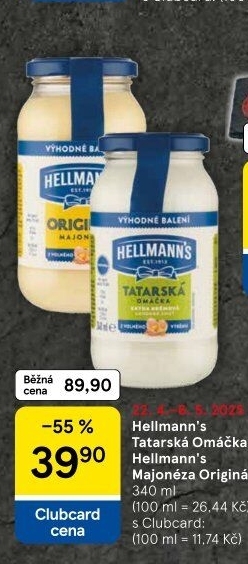 Tatarská omáčka Hellmann'