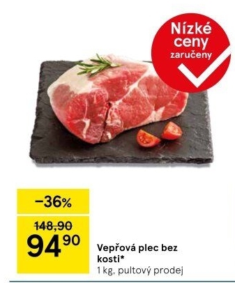 Vepřová plec bez kosti