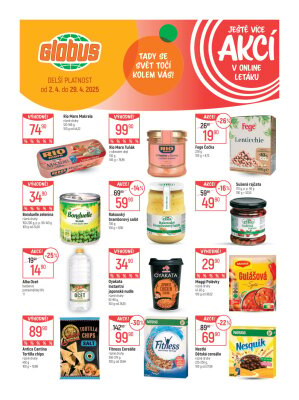akční leták Globus 23.4.2025-29.4.2025
