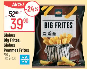 Hranolky mražené Big Frites Globus