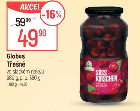 Kompot třešně Globus