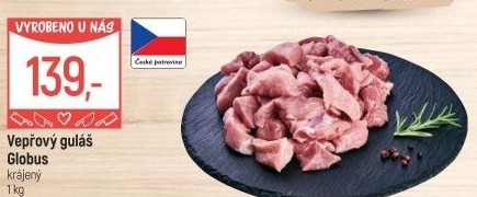 Maso na guláš vepřové Globus
