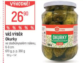 Okurky Váš Výběr