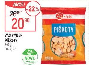 Piškoty Váš Výběr