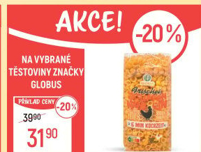 Těstoviny vaječné Globus