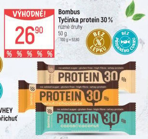 Tyčinka Bombus Protein 30%