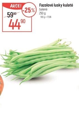 Lusky fazolové zelené
