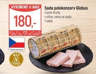 Sada polokonzerv Globus
