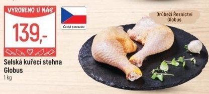 Selská kuřecí stehna Globus