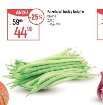 Fazolové lusky kulaté