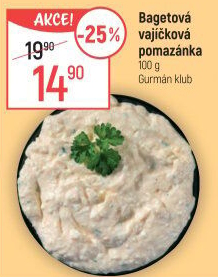 Bagetová vajíčková pomazánka