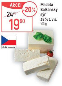 Balkánský sýr Madeta