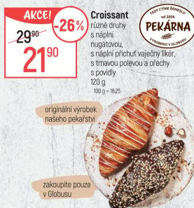 Croissant s náplní