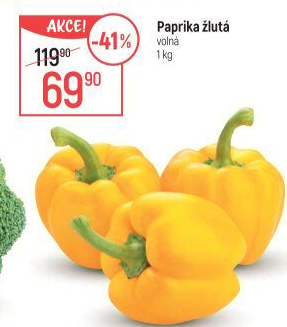 Paprika žlutá
