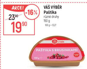 Paštiky Váš výběr