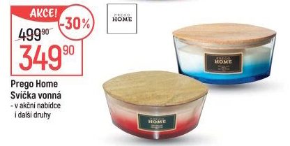 Svíčky ve skle Prego Home