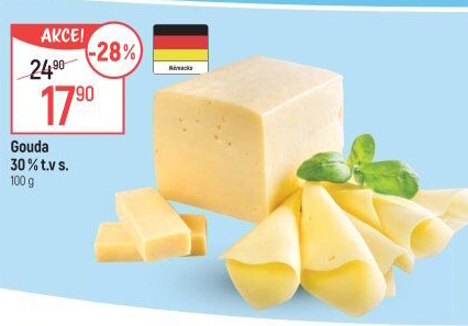 Sýr Gouda 30%