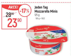Sýr Mozzarella Minis Jeden Tag