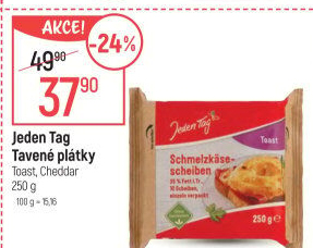 Sýr tavený plátky Jeden Tag