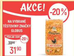 Těstoviny vaječné Globus