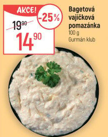 Bagetová vajíčková pomazánka