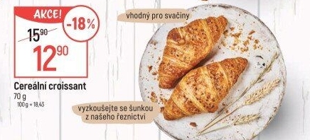 Croissant multicereální