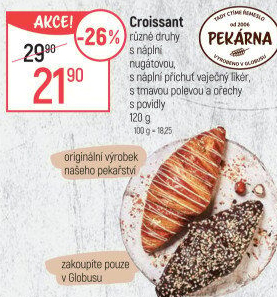 Croissant s náplní