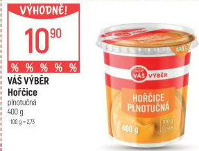 Hořčice plnotučná Váš Výběr