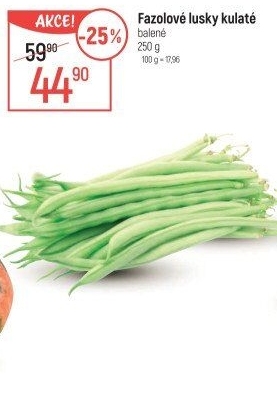 Lusky fazolové zelené