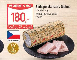 Sada polokonzerv Globus